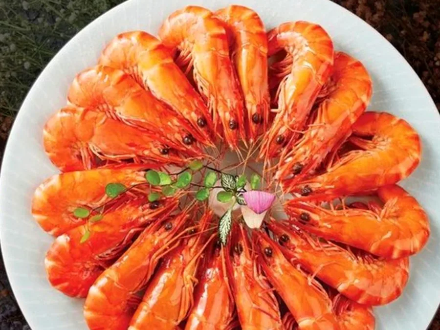 博贺海鲜的白灼明虾